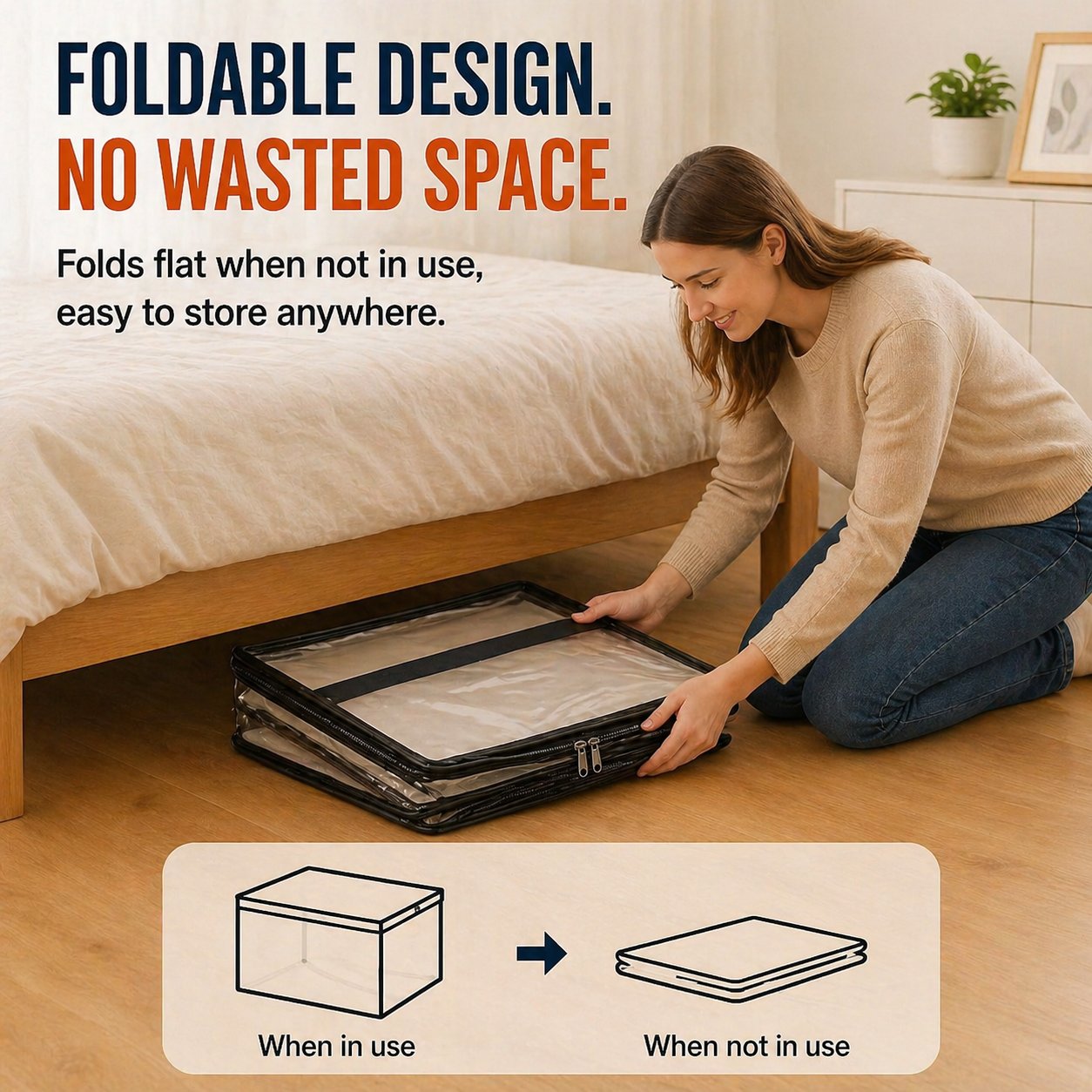 🔥Buy 2 get 1 free today!📦Large Heavy-Duty Thick Plastic Clear Storage Bag for Clothes, Moving & Storage